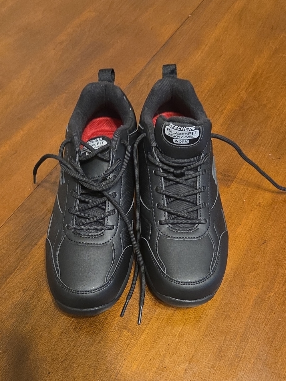 Skechers Women’s Black Sneakers with Red Interior